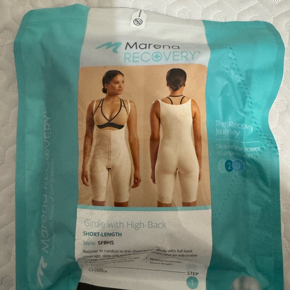 Black Girdle with High-Back